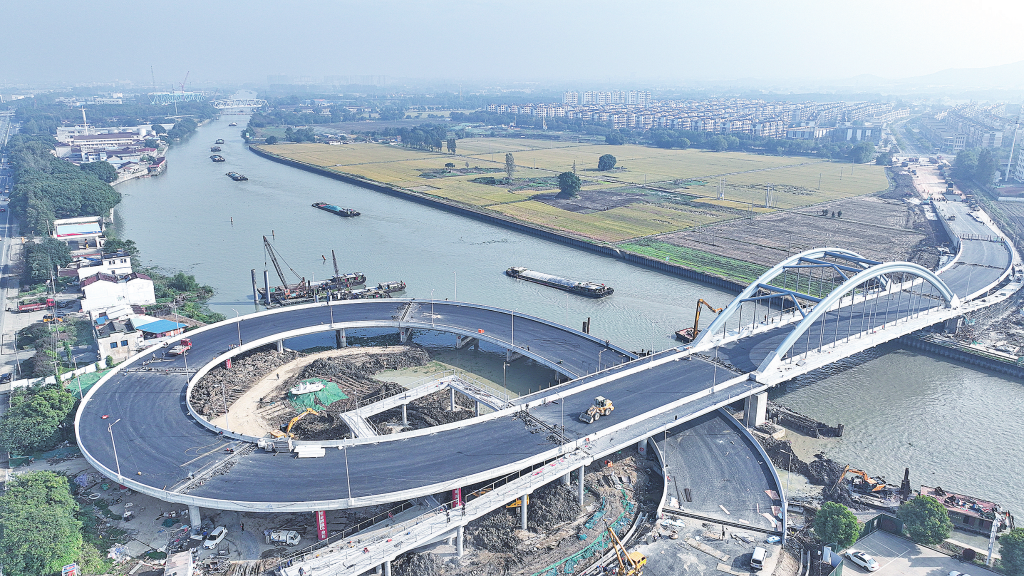 六莊橋預計下月建成通車